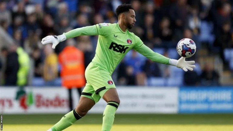Jojo Wollacott, Crawley Town goalkeeper, pictured during his spell at Charlton Athletic